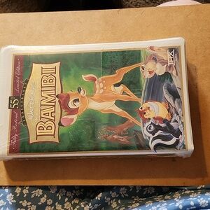 SEALED VHS Bambi: 55th Anniversary Disney's Masterpiece Collection LTD Edition